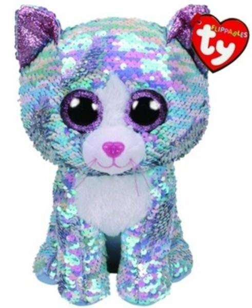 Beanie Boos Flippables Whimsy s flitry modrá kočka 15 cm