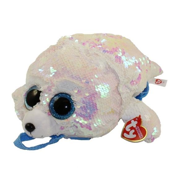 Levně Ty Fashion Sequins batůžek s otočnými flitry Icy tuleň