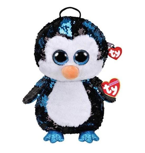 Ty Fashion Sequins batůžek s otočnými flitry Waddles tučňák