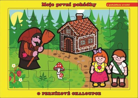 TEDDIES Puzzle O Perníkové chaloupce 24 dílků - 11400306