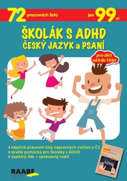 Školák s ADHD Český jazyk a psaní - 978-80-7496-431-2