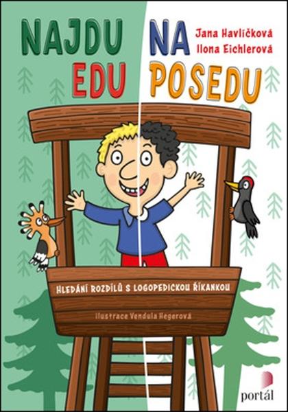 Levně Najdu Edu na posedu - Hledání rozdílů s logopedickou říkankou - Jana Havlíčková