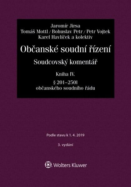 Levně Občanské soudní řízení Kniha IV