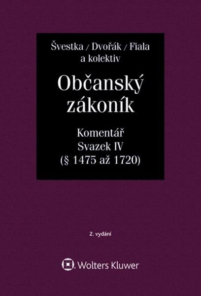 Levně Občanský zákoník, Svazek IV (dědické právo)