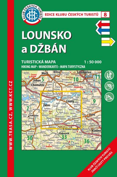 KČT 8 Lounsko a Džbán - 9788073245153
