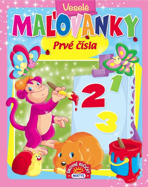 Veselé maľovanky Prvé čísla - 978-80-8088-587-8