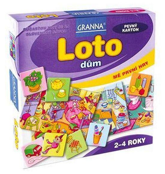 Dětská hra GRANNA LOTO dům - GR02069
