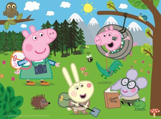 Levně TREFL Puzzle Prasátko Peppa v přírodě 30 dílků