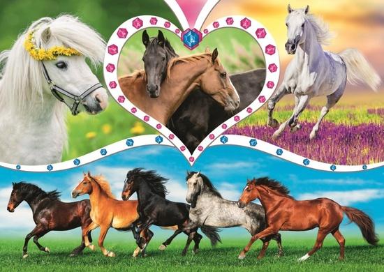 TREFL Puzzle Krásní koně 200 dílků - 13248