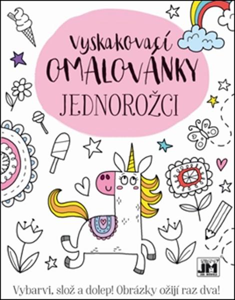 Vyskakovací omalovánky Jednorožci