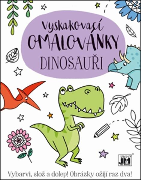 JIRI MODELS Vyskakovací omalovánky Dinosauři - 2116-0