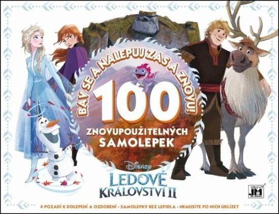 Samolepkové album Bav se a nalepuj zas a znovu Frozen 2