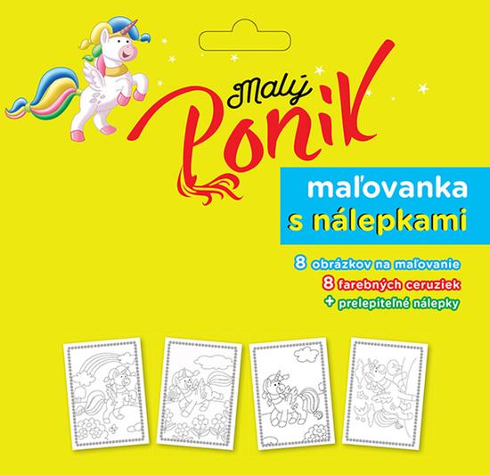 Levně Maľovanka s nálepkami Malý poník