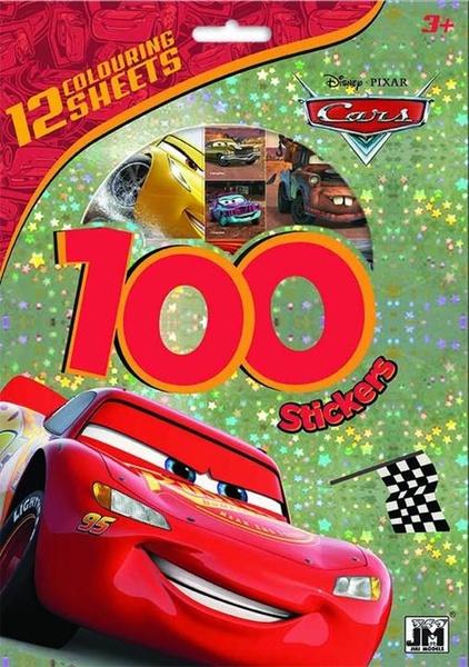 100 samolepek Auta