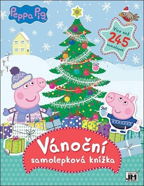 Vánoční samolepková knížka