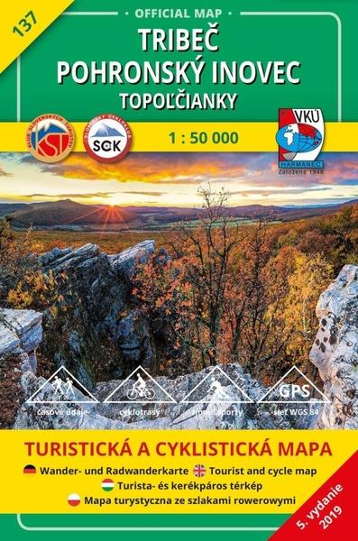 Tribeč Pohronský Inovec Topoľčianky 1:50 000 - 978-80-999340-0-0