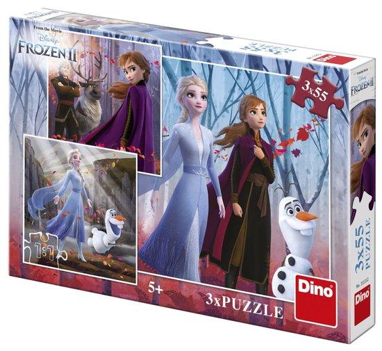 FROZEN II 3x55 Puzzle NOVÉ - 335332