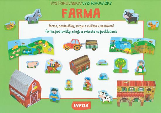 Levně Farma vystřihovánky