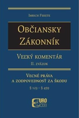 Občiansky zákonník Vecné práva a zodpovednosť za škodu - 978-80-8155-040-9