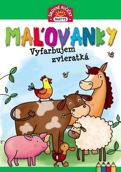 Maľovanky Vyfarbujem zvieratká - 978-80-8088-557-1