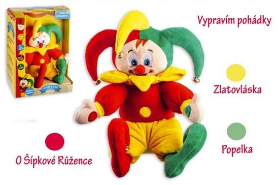 Teddies Kašpárek mluvící pohádky plyš 30 cm na baterie - 00514107