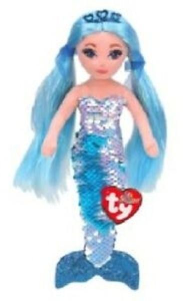 Ty Mermaids INDIGO - modrá mořská panna s flitry 45 cm