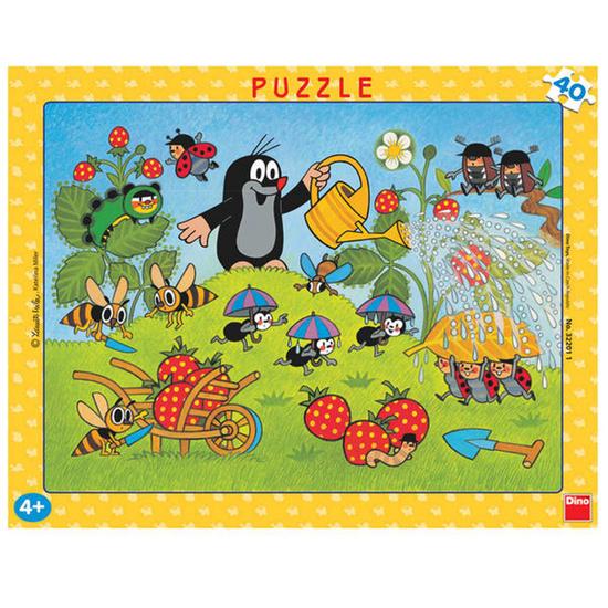 Puzzle Krtek v jahodách