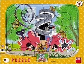 Puzzle deskové tvary Krtek opravář 36x28cm