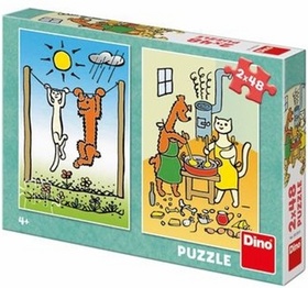 Pejsek a kočička 2x48D - 381599