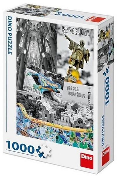 Levně DINO Puzzle Barcelona - koláž 1000 dílků