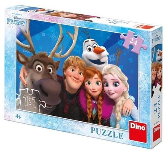 DINO Puzzle Ledové království: Selfie 24 dílků - 351646DIN