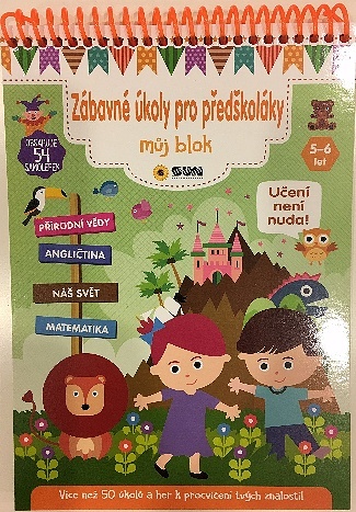 Zábavné úkoly pro předškoláky 5-6 let - 978-80-7567-381-7