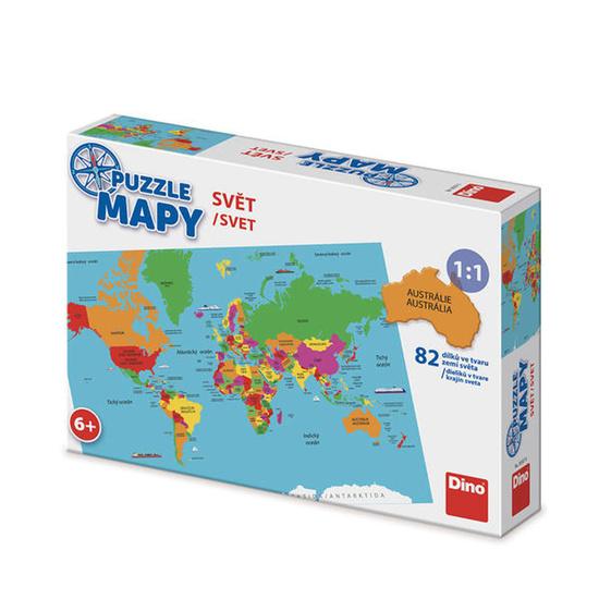 Puzzle Mapa Svět