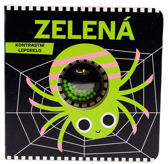 Levně Zelená - Kontrastné leporelo