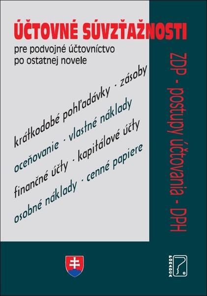 Účtovné súvzťažnosti pre podvojné účtovníctvo po ostatnej novele - 978-80-8162-128-4