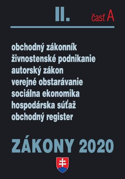 Zákony 2020 II. časť A - 978-80-8162-096-6