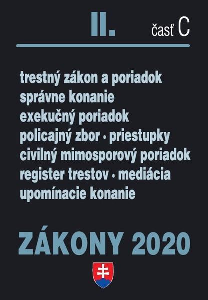 Zákony 2020 II. časť C - 978-80-8162-100-0