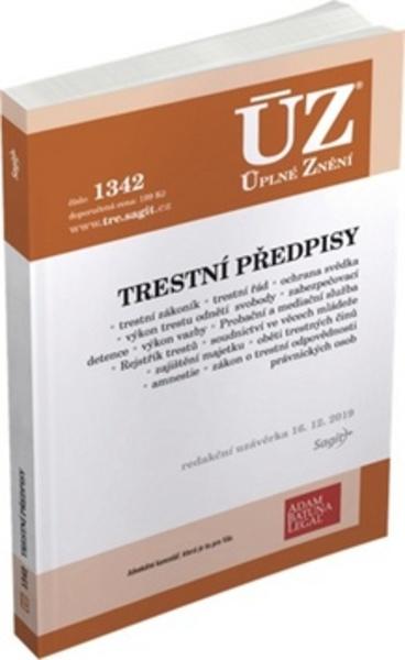 ÚZ 1342 Trestní předpisy - 978-80-7488-376-7