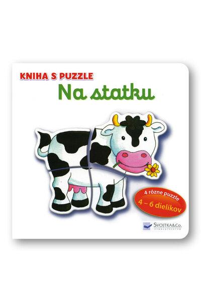 Levně Na statku Kniha s puzzle
