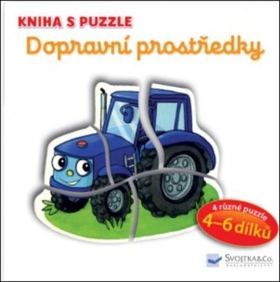 Svojtka & Co. Kniha s puzzle: Dopravní prostředky - 4795