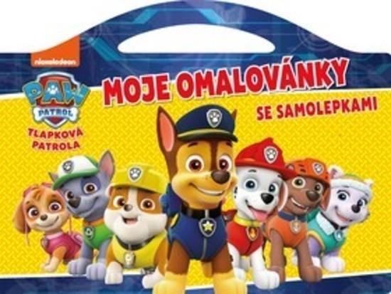 Tlapková patrola Moje omalovánky se samolepkami