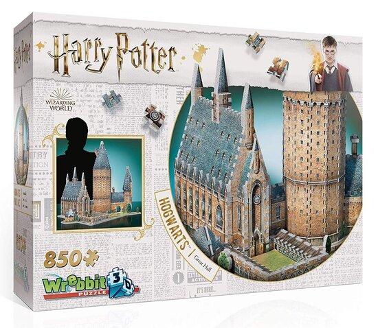 WREBBIT 3D puzzle Harry Potter: Bradavice, Velká síň 850 dílků - 02014
