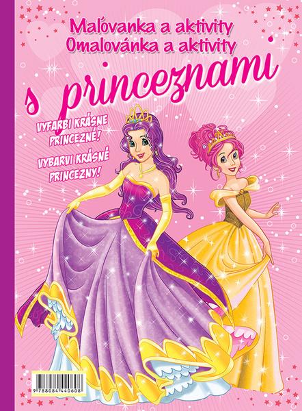 Maľovanka Omalovánka a aktivity s princeznami - 978-80-8444-060-8
