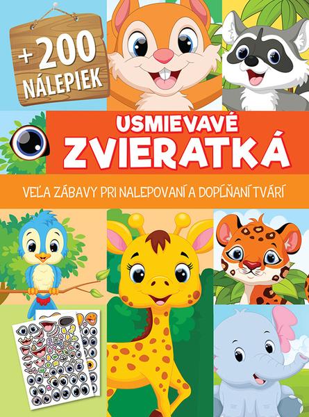 Usmievavé zvieratká +200 nálepiek - 978-80-8444-115-5