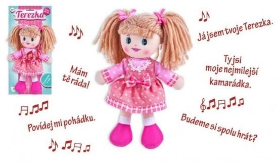 Levně Teddies Terezka hadrová plyš 30 cm