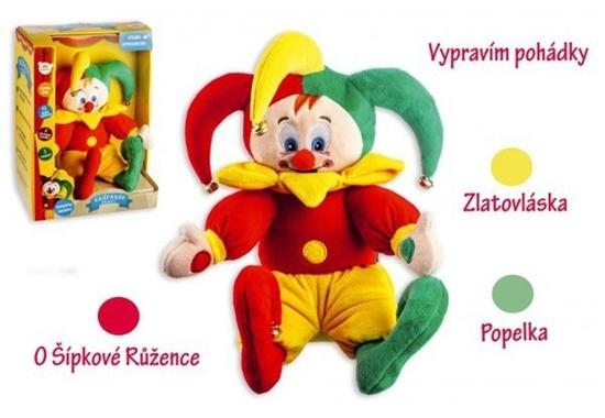 Teddies Kašpárek mluvící pohádky plyš 30 cm na baterie - 00514107