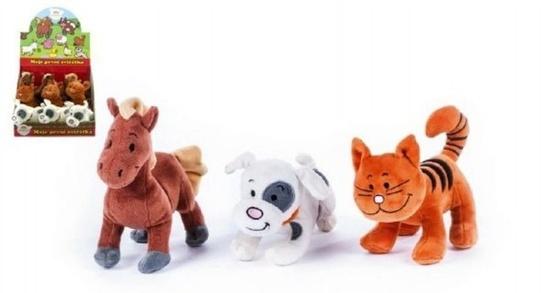 Levně Teddies Zvířátko plyš se zvukem Pejsek 20 cm