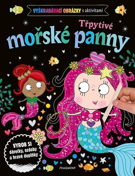 Třpytivé mořské panny Vyškrabávací obrázky s aktivitami