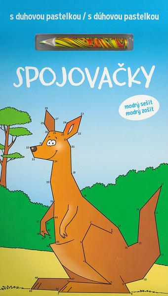 Levně Spojovačky s duhovou pastelkou/s dúhovou pastelkou