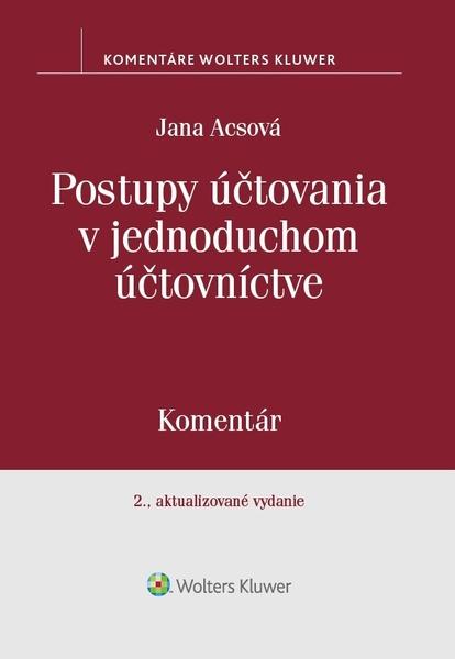Postupy účtovania v jednoduchom účtovníctve - 978-80-571-0187-1